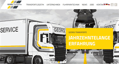 Desktop Screenshot of georgi-transporte.com